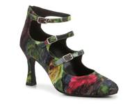 Treena Pump Green/Multicolor Floral Print view