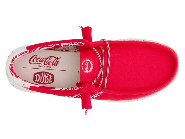 Hey Dude Mens Size 15 x Coca-Cola Wally Coke Limited Edition Casual Shoes Red Amazon.com: HEYDUDE Wally Diet Coke, Mens Shoes, Comfortable  main image 3