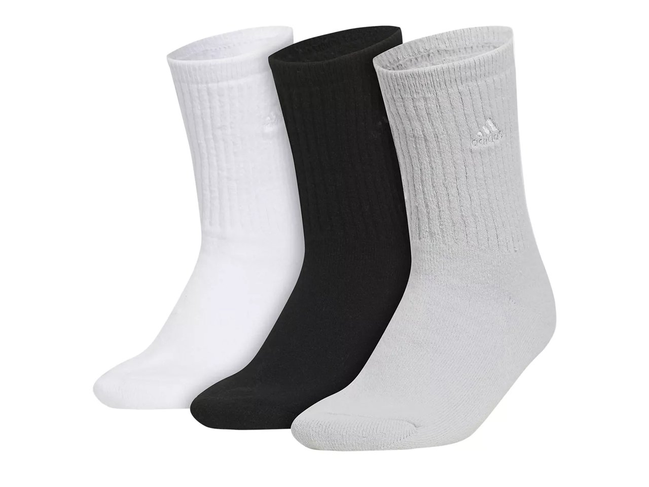Cushioned Comfort Women's Crew Socks - 3 Pack