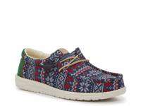 Wally Slip-On - Men's Navy/Multicolor Sweater Print view