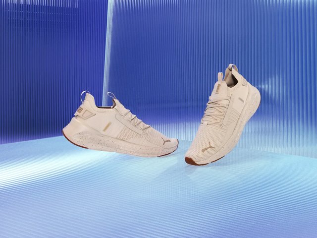 PUMA SoftRide Symmetry Fuzion Speckle Running Shoe - Men's - Free