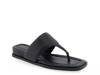Barry Sandal Black Leather view