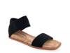 Bente Sandal Black/Cork Wedge view