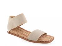 Bente Sandal Beige/Cork Wedge view