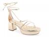 Caramia Platform Sandal Gold Metallic view