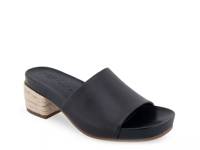 Clark Sandal Black Leather view