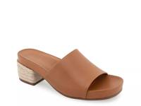 Clark Sandal Tan Leather view
