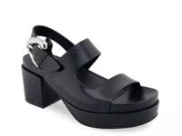 Clarkson Sandal Black Leather view