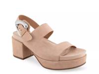 Clarkson Sandal Blush Beige Suede view