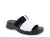 Franklin Sandal Black/White view