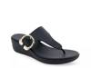 Izola Wedge Sandal Black view