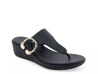 Izola Wedge Sandal Black view
