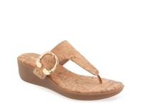 Izola Wedge Sandal Beige Cork view