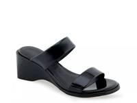 Norine Sandal Black Patent Synthetic view