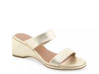 Norine Sandal Gold Metallic Canvas Textile view