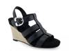 Paige Wedge Sandal Black/Tan view