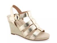 Paige Wedge Sandal Gold Metallic view
