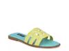 Geena Sandal Neon Yellow view