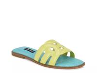 Geena Sandal Neon Yellow view