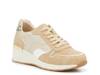 Ermeta Wedge Sneaker - Women's Tan/Gold Metallic view