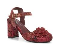 Floribunda Pump Maroon/Multicolor Floral Print view