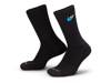 Everyday Plus Cushioned Unisex Crew Socks Black/White/Blue view