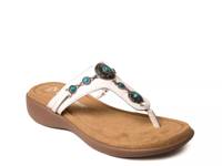 Brecca Sandal White Leather view
