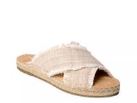 Pepper Espadrille Sandal Tan Herringbone Print view