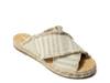 Pepper Espadrille Sandal White/Gold view