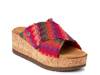 Posey Wedge Sandal Red/Multicolor view