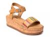 Patrice Wedge Sandal Tan Multicolor view