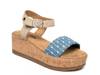 Patrice Wedge Sandal Light Blue view
