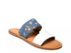 Franky Sandal Blue Denim Leather view