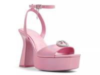 x Barbie Party Platform Pump Pink Iridescent view
