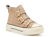 Knockout High-Top Sneaker - Women's Tan/Gold Metallic view