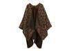 Leopard & Plaid Reversible Kimono Brown Plaid/Leopard Print view