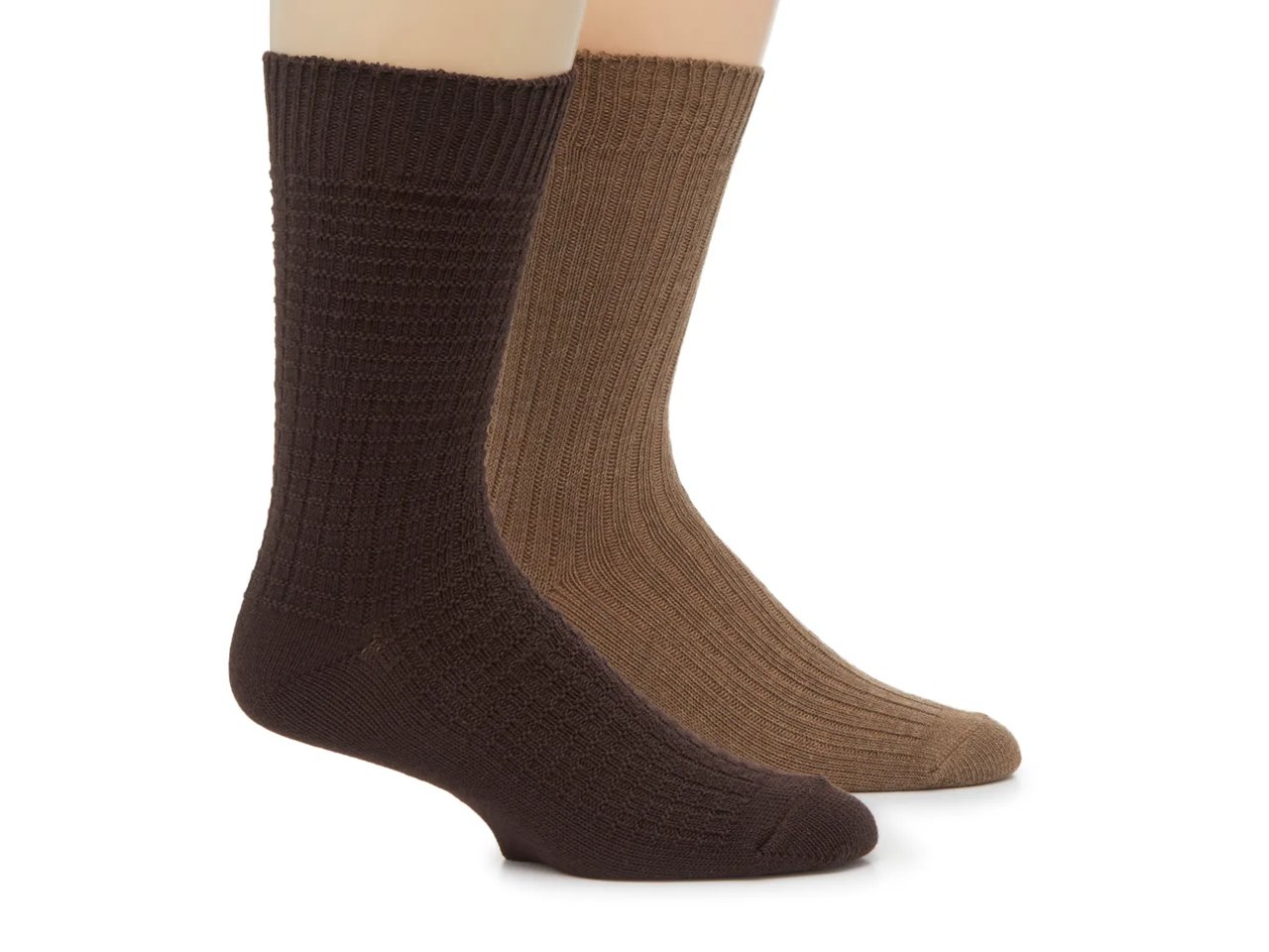 Tiny Waffle Men's Crew Socks - 2 Pack