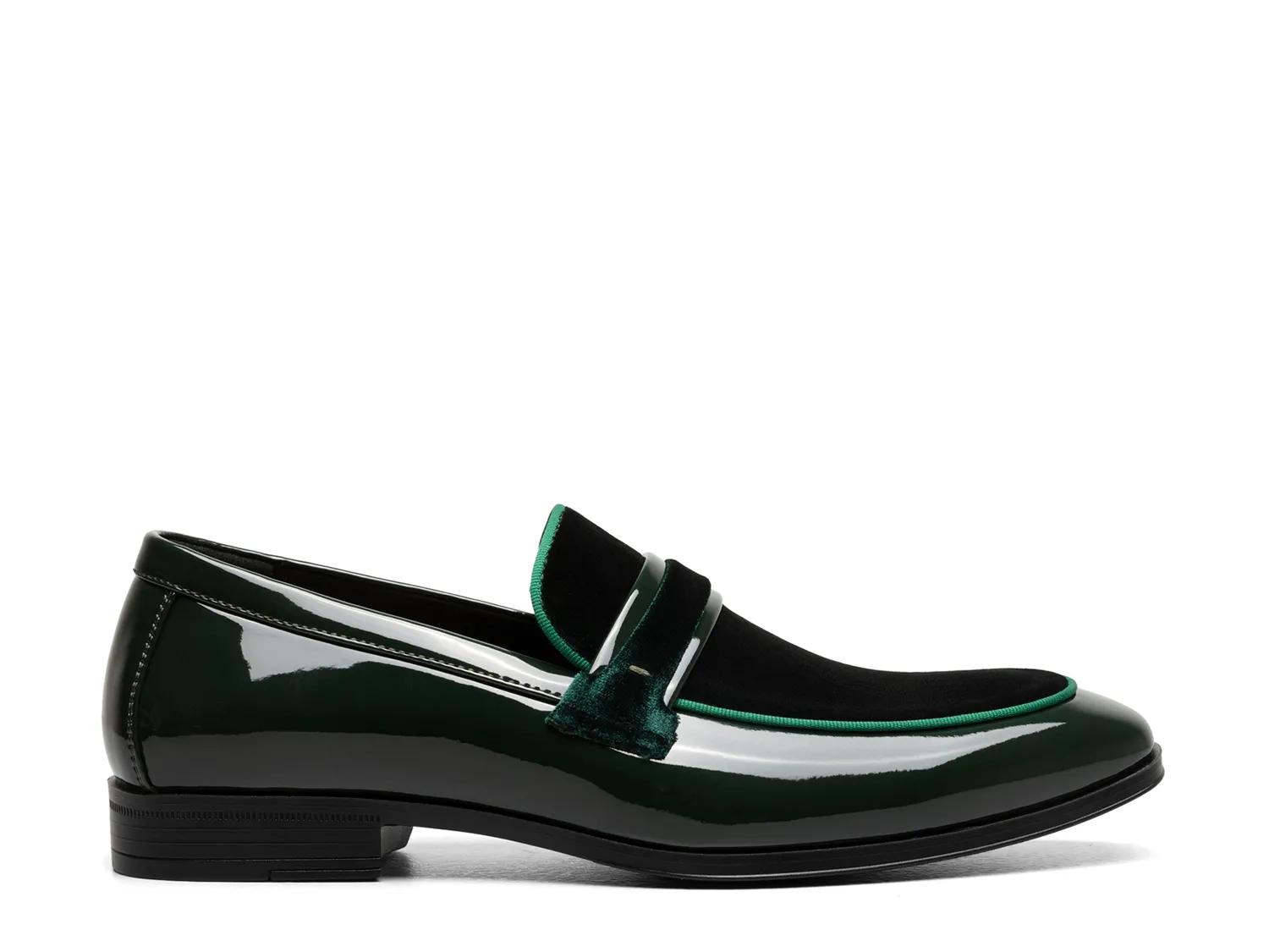 Stacy Adams Shoes Spratley Moc Toe Saddle Slip On Green Size 14 — photo 2