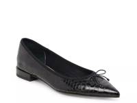 Palani Ballet Flat Midnight Black Snake Print view
