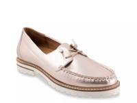 Farah Oxford Pale Rose Gold Leather view