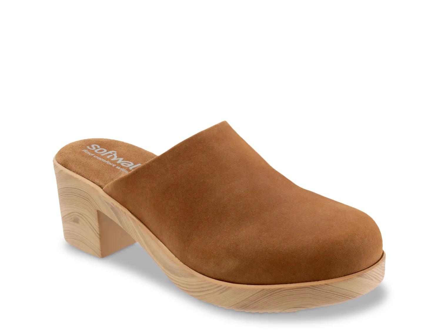 Softwalk Felida Clog | Women's | Cognac Nubuck | Size 7 | Clogs