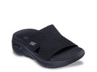 GO Walk Arch Fit Allure Wedge Sandal Black view