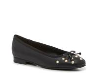 Tempts Ballet Flat Black/Gold Metallic view