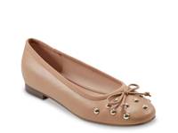 Tempts Ballet Flat Beige/Gold Metallic view
