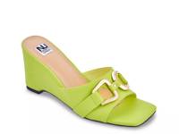 Kensy Wedge Sandal Lime Green view