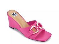 Kensy Wedge Sandal Fuchsia view