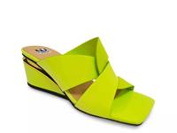 Magical Wedge Sandal Lime Green view