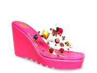 Palm Beach Wedge Sandal Fuchsia view
