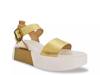 Wonder Wedge Sandal Gold Metallic view