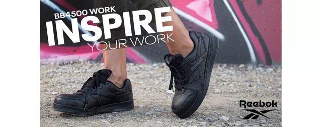 (取寄) リーボック ワーク レディース BB4500 ワーク エー コンプ トゥ Reebok Work women Reebok Work BB4500 Work EH Comp Toe Black/Shiny Reebok Work BB4500 Composite Toe Work Sneaker - Women's - Free